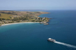 Australie - Adelaide - Circuit 2j/1n à Kangaroo Island - Ferry Sealink en approche à Penneshaw