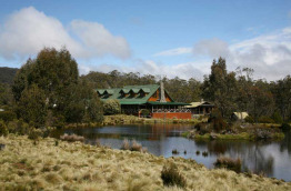 Australie - Tasmanie - Cradle Mountain Lodge - Vue du lodge