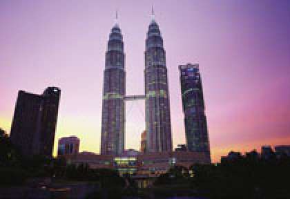 Les tours Petronas de Kuala Lumpur en Malaisie