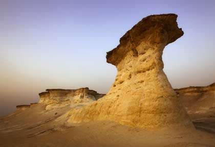 La péninsule de Zekreet au Qatar