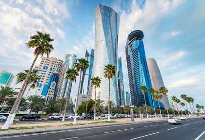 La skyline de West Bay à Doha