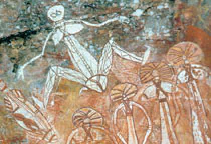 Peintures rupestre à Nourlangie Rock Kakadu