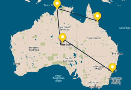 Australie - Circuit Mozaïque Australienne