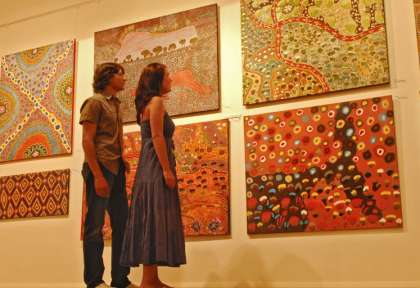 Galerie de peinture aborigène à Alice Springs