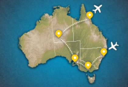 Carte circuit l’incontournable australien