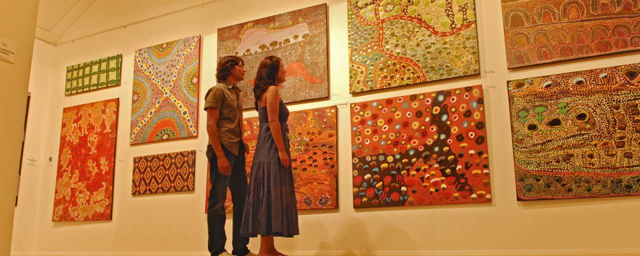 Galerie de peinture aborigène à Alice Springs